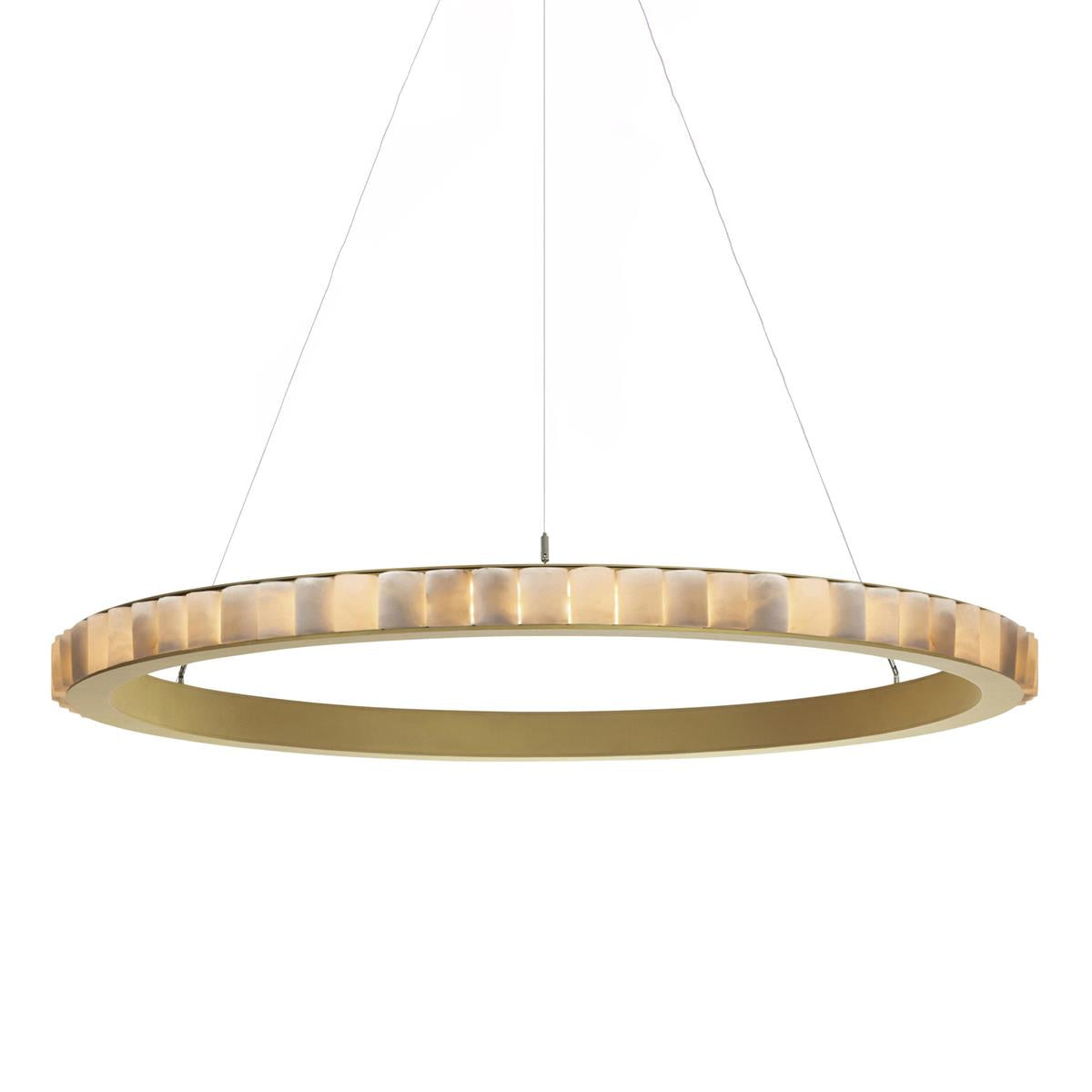 Sifuvyh Postmodern Luxury Stainless Alabaster Chandelier - Lamp Copper