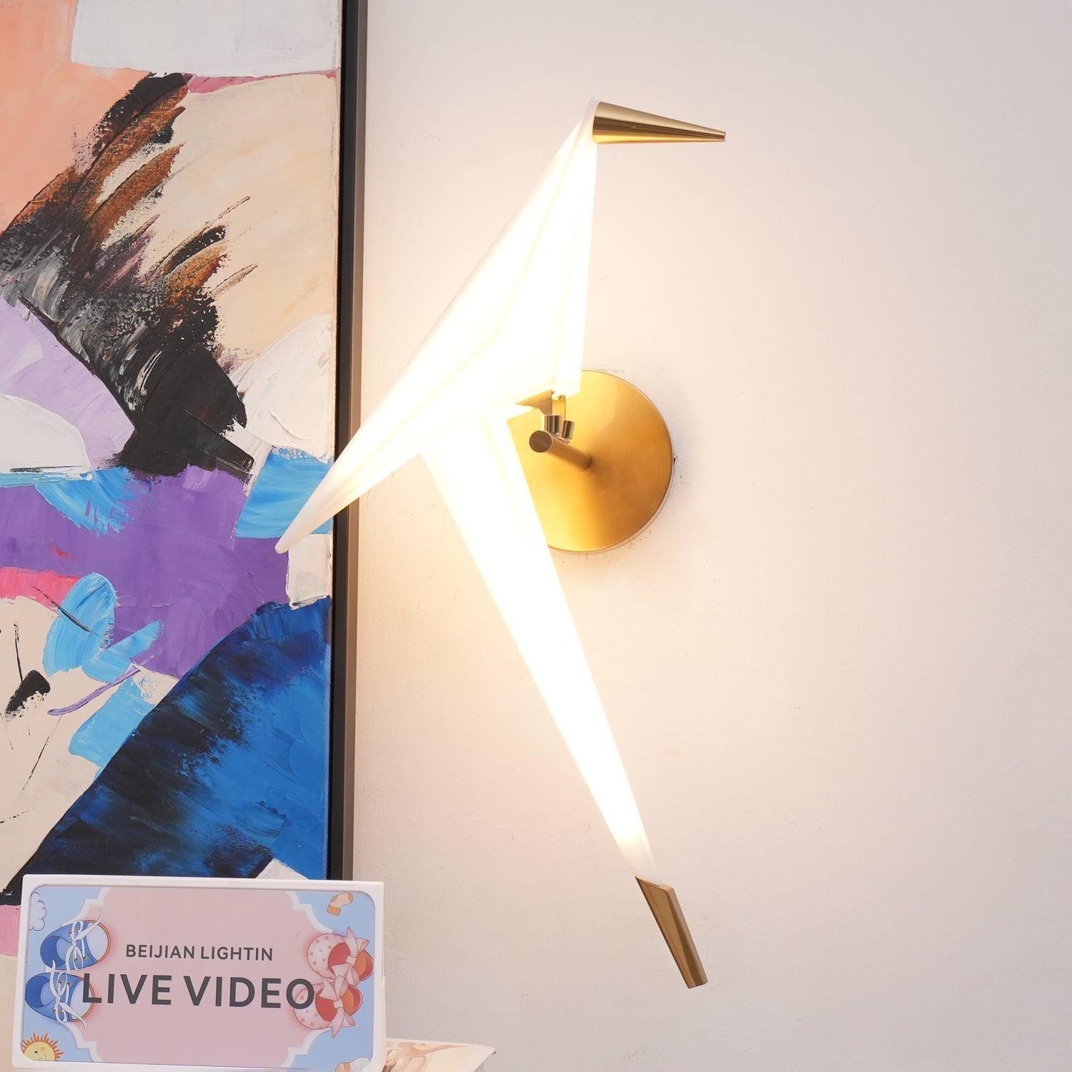 Paper Crane Wall Lamp - Letslighting