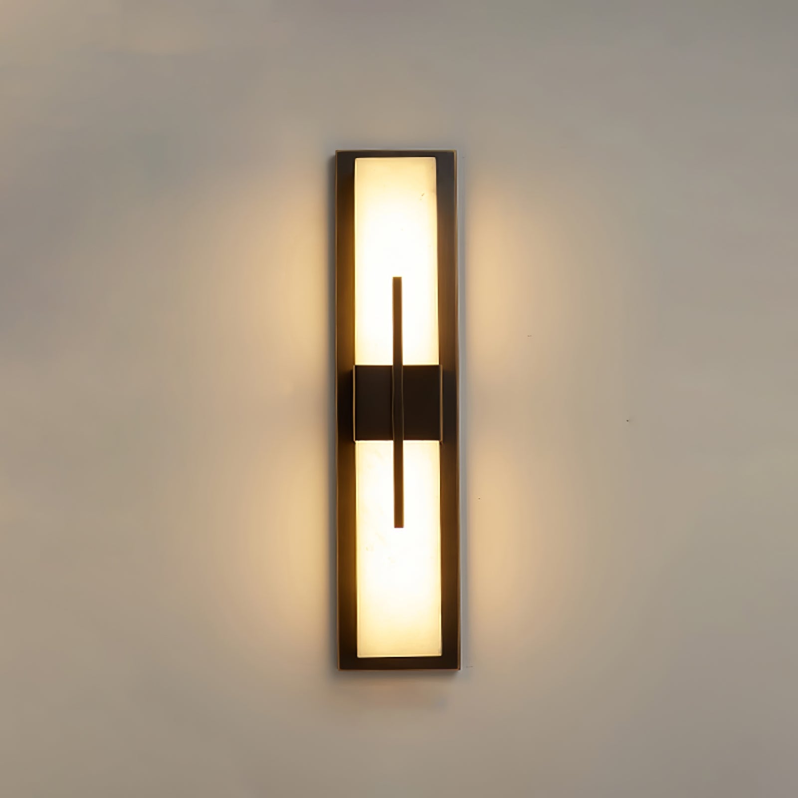 Lylirel Rectangular Alabaster Wall Light - Letslighting