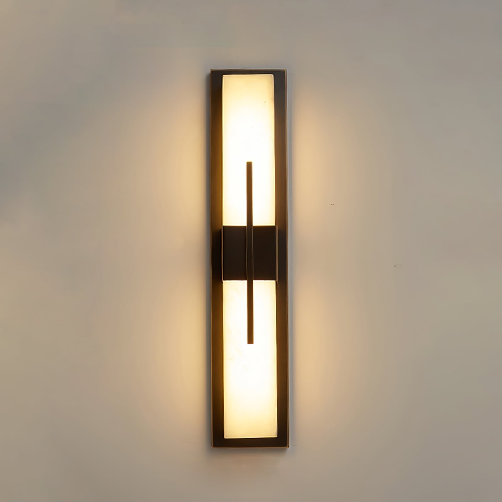 Lylirel Rectangular Alabaster Wall Light - Letslighting
