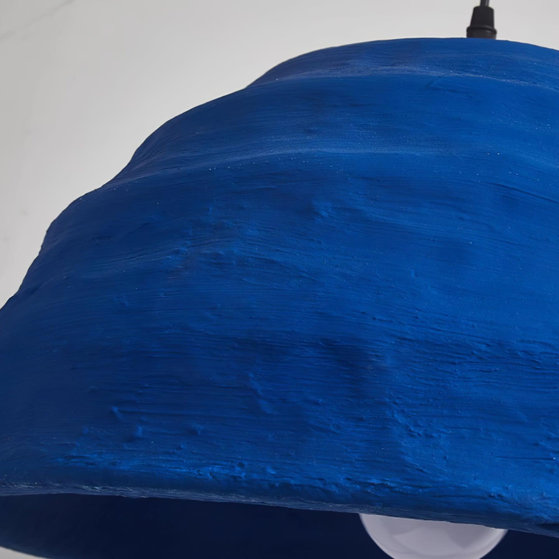 Pendant Lamp Dome Shade Blue Industrial - Letslighting