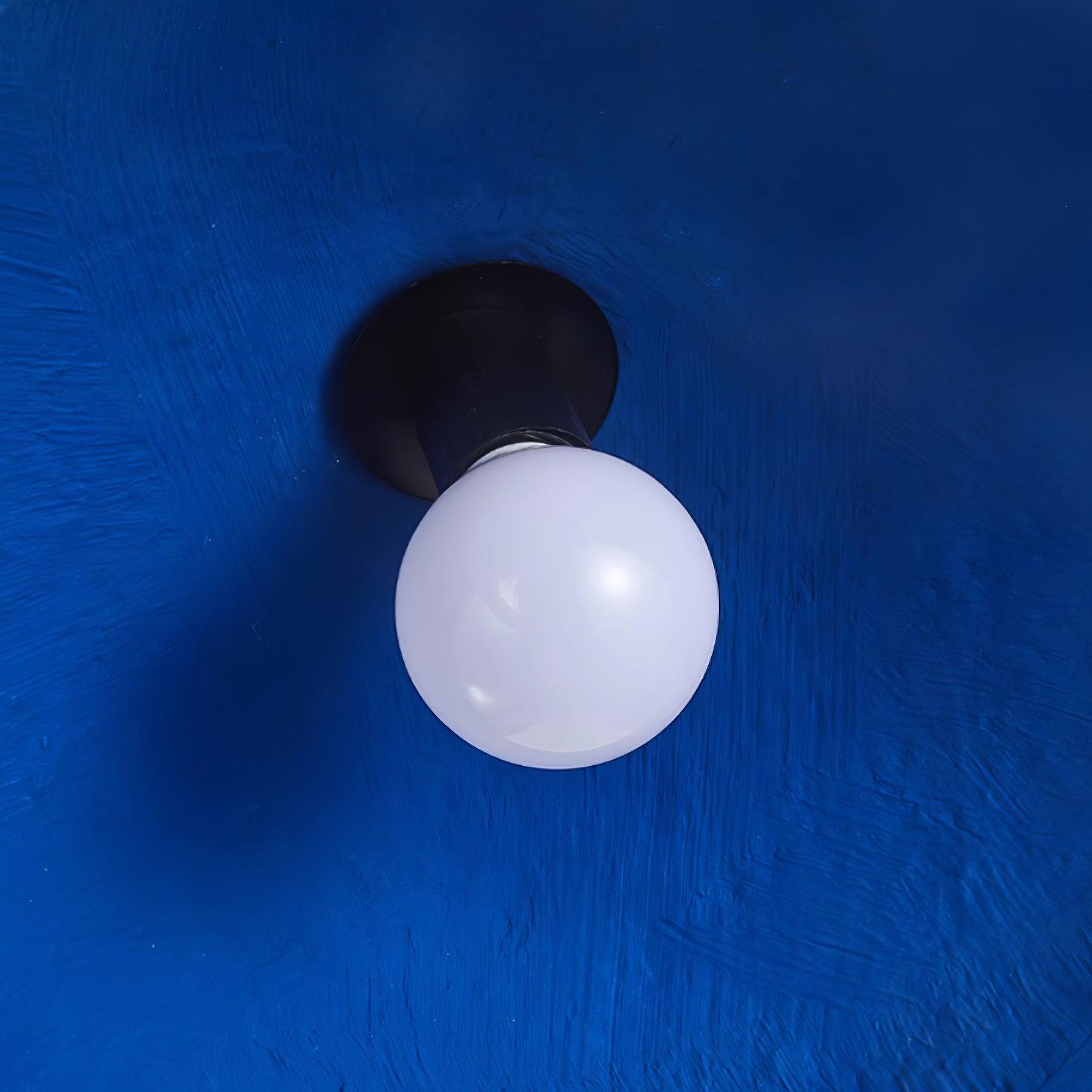 Pendant Lamp Dome Shade Blue Industrial - Letslighting