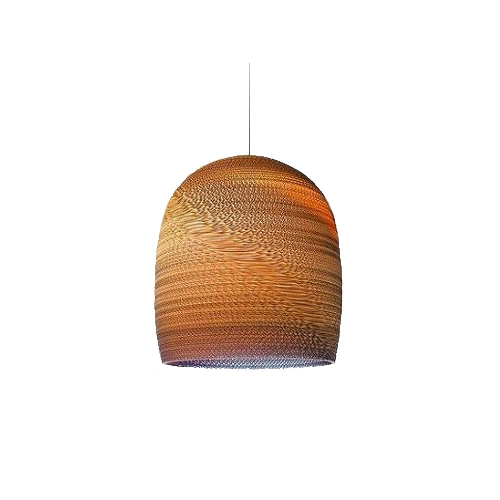 Vintage Natural LED Geométrica Lámpara Colgante Marrón