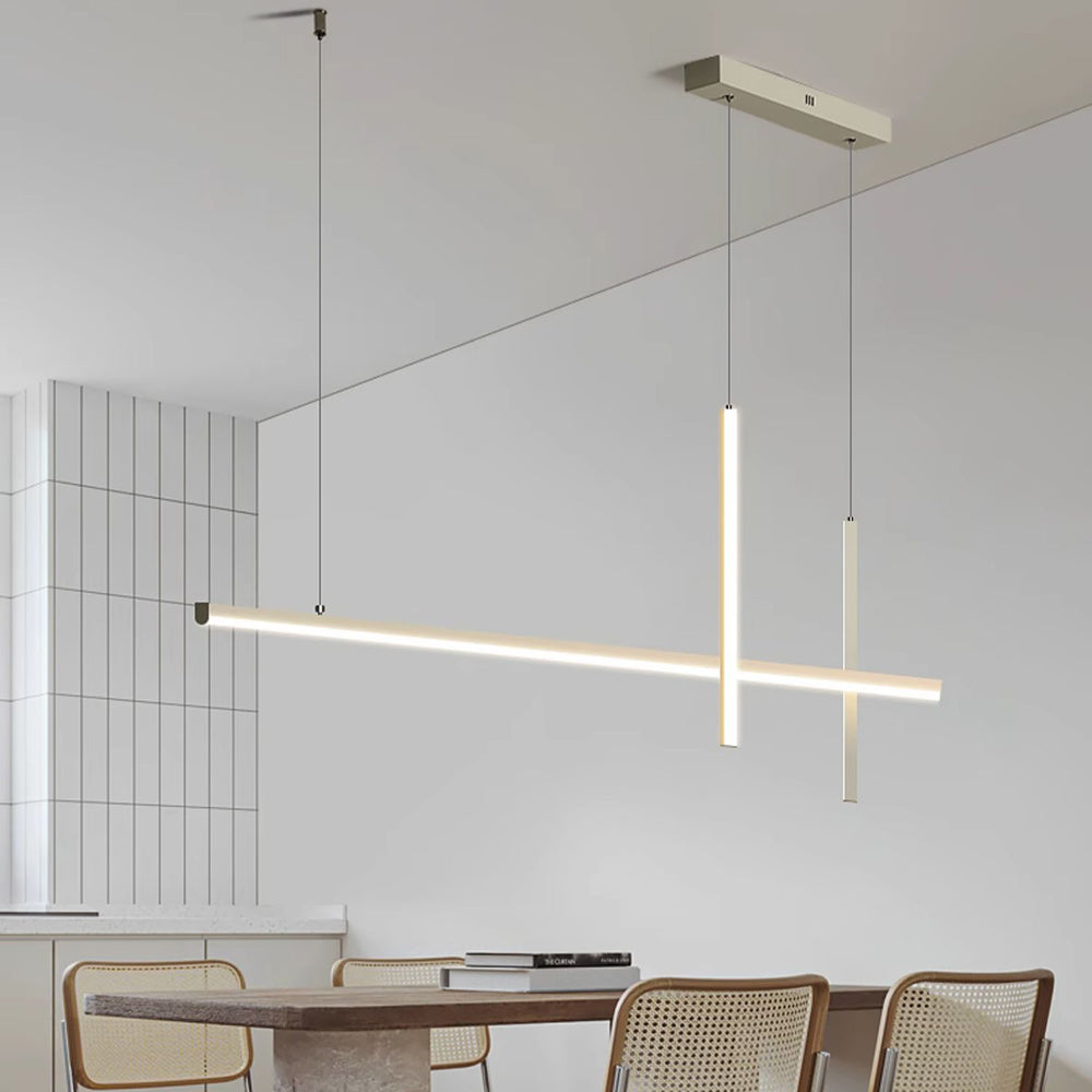 Arisha Moderno Lámpara Colgante Metal/Acrílico Negro/Blanco Comedor