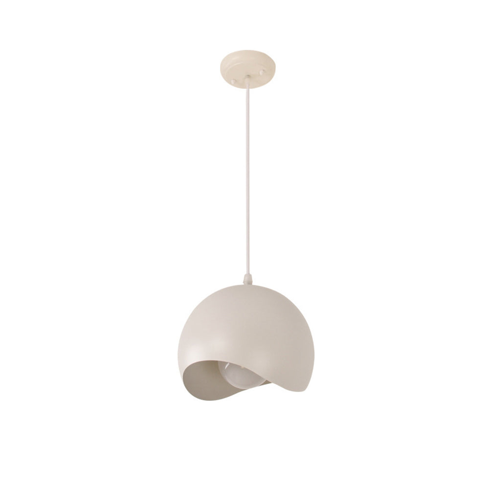 Arisha Creativo Globe Lámpara Colgante Blanco Metal Dormitorio/Salón