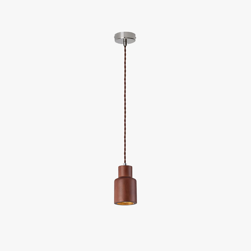 Muto Cabaña Instalar LED Lámpara Colgante Madera Dormitorio/Comedor