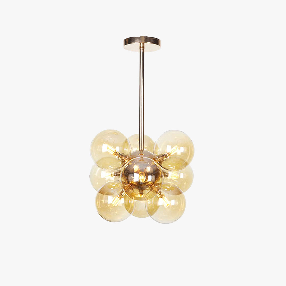 Valentina Minimalista Esférico Lámpara Colgante Metal/Vidrio Dormitorio