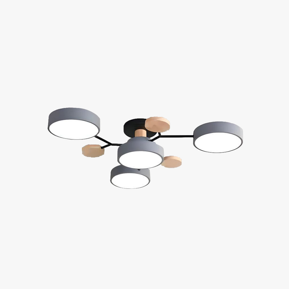 Arisha Modernos Geometrica Plafón Acrílico/Madera Dormitorio/Salón