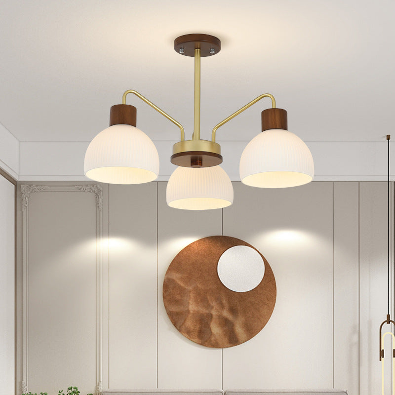 Arisha Vintage Lámparas De Araña Metal/Madera/Vidrio Salón Comedor