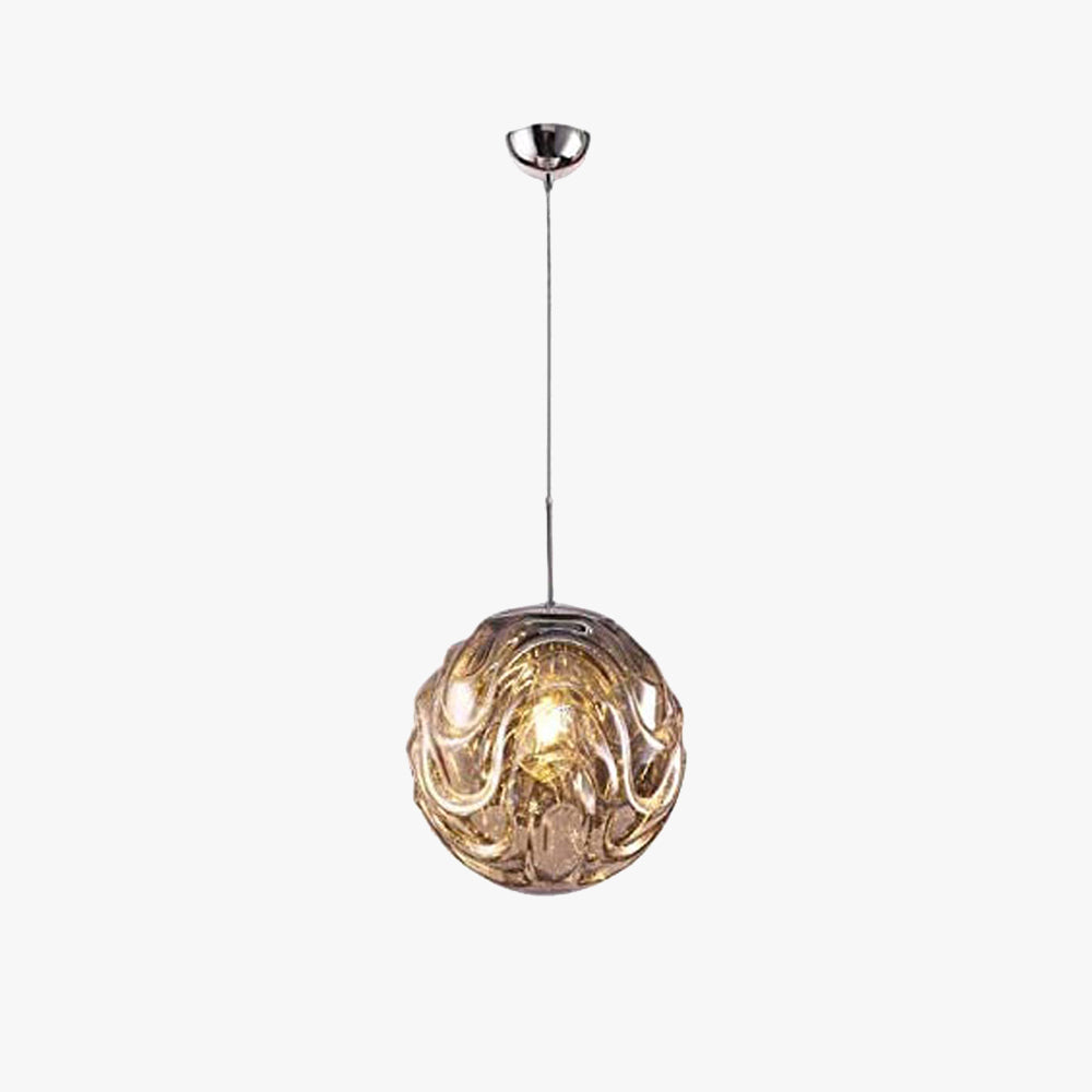 Valentina Moderno Esfera Lámpara Colgante Multicolor Vidrio Corredor