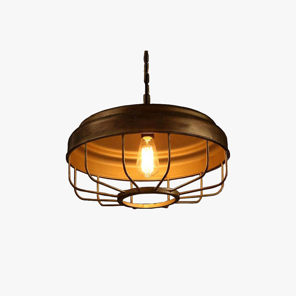 Silva Industrial LED Lámpara colgante Metal/Vidrio Comedor/Dormitorio