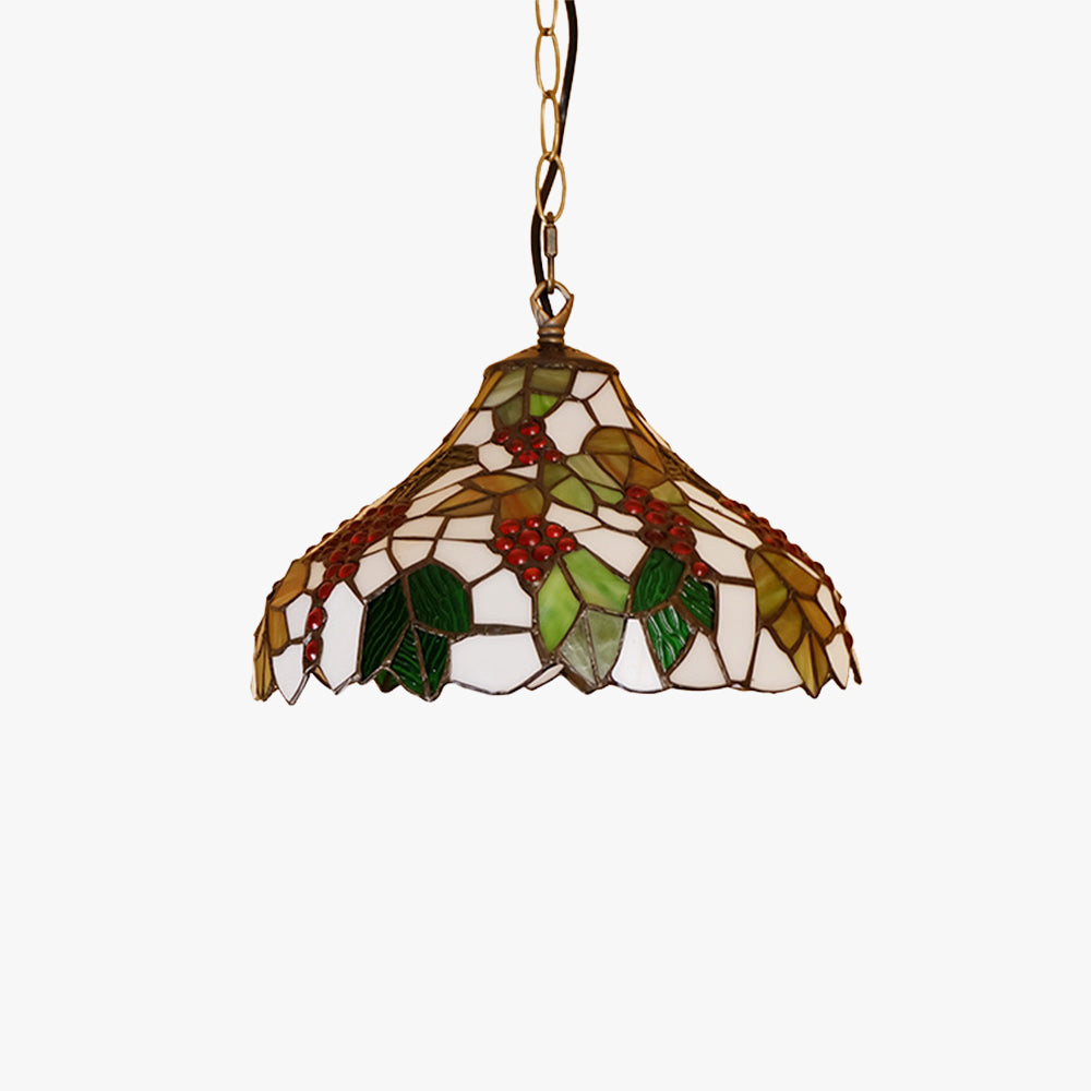 Tiffany Diseñador Lámpara Colgante Multicolor Metal Vidrio Salón/Cocina