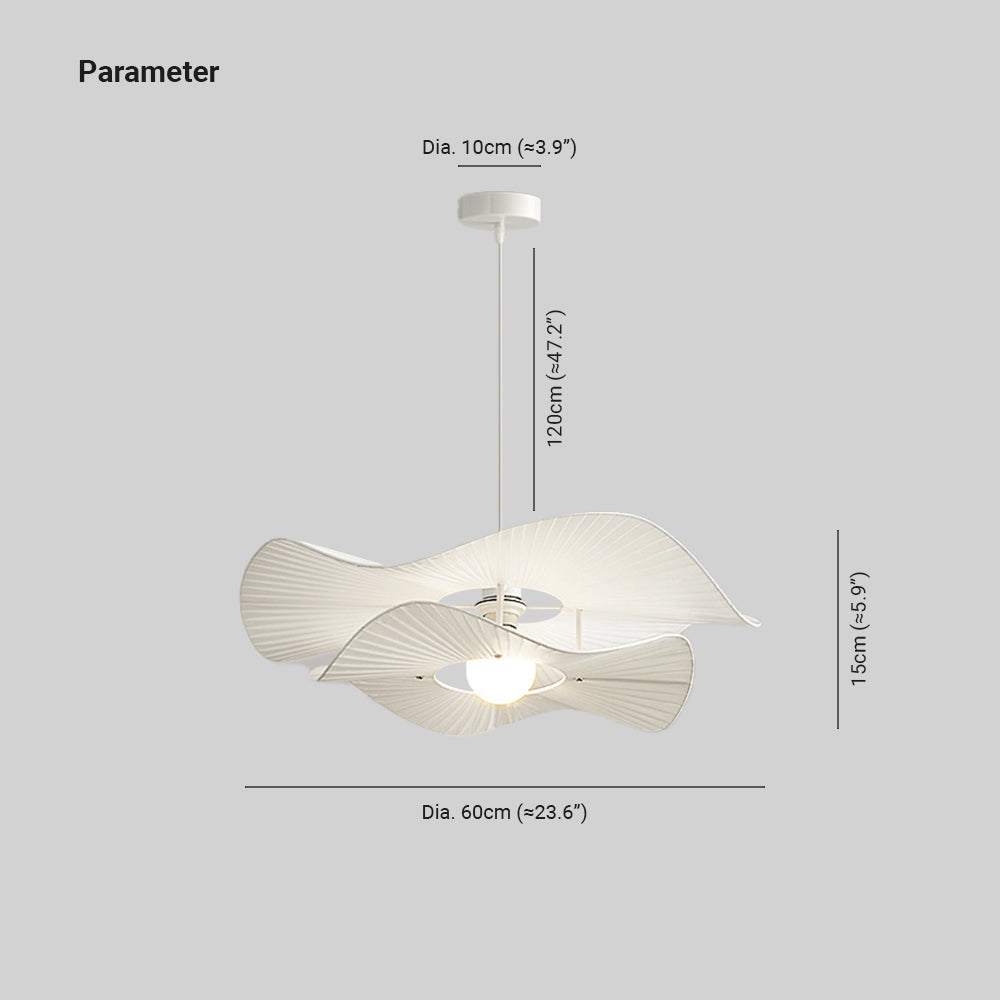 Ritta Moderno LED Lámpara Colgante Metal Tejido Salón