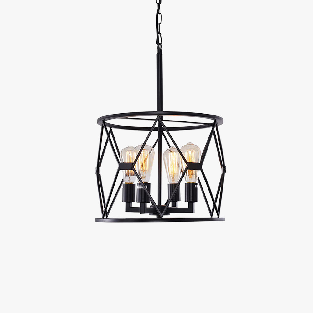 Silva Moderno Industrial LED Lámpara Colgante Metal Comedor
