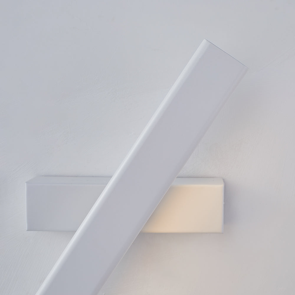 Arisha Moderna Rectángulo Metal LED Aplique de Pared Negra/Blanca