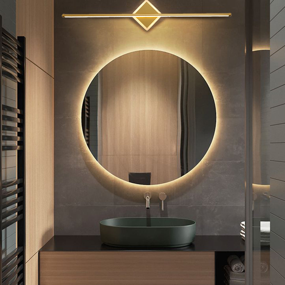 Arisha Moderno Geométrico Metal Aplique de Pared Dorado/Negro/Blanco
