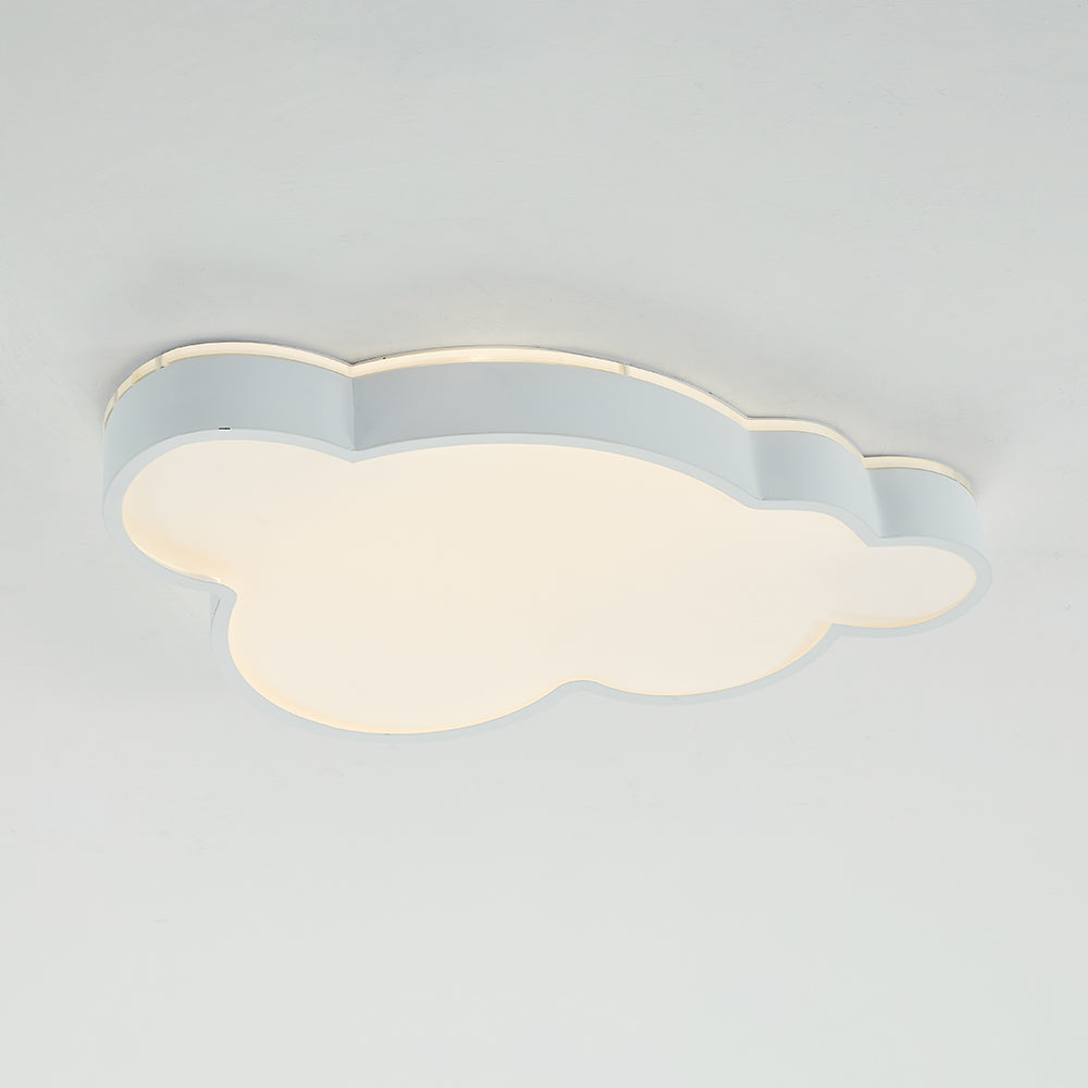 Arisha Moderna Decorativa Nube Metal Lámpara de Techo Blanca