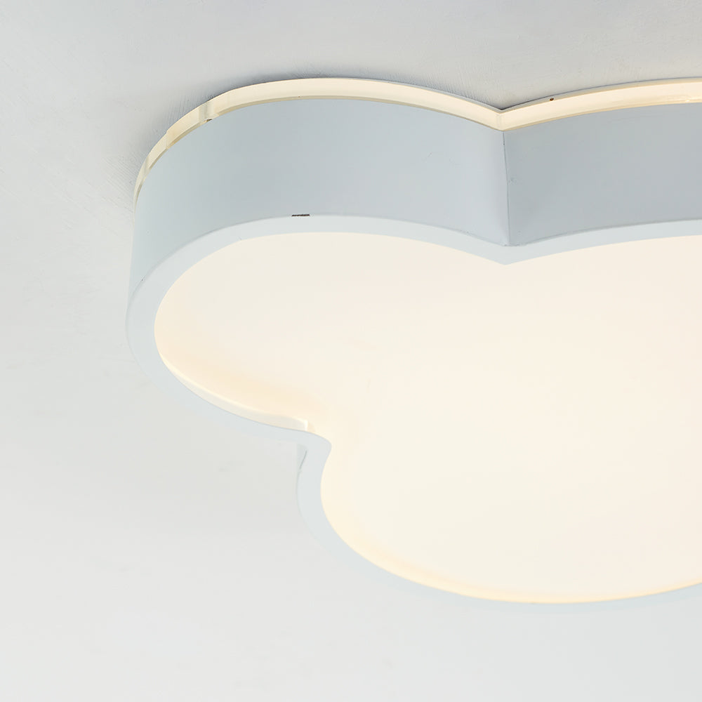 Arisha Moderna Decorativa Nube Metal Lámpara de Techo Blanca