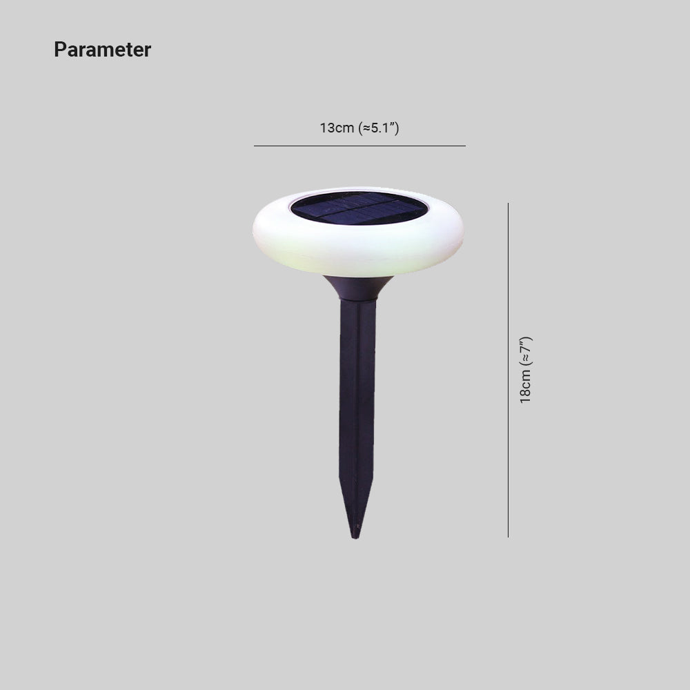 Ray Moderna Lámpara de Pie Exterior Recargable Metal Patio