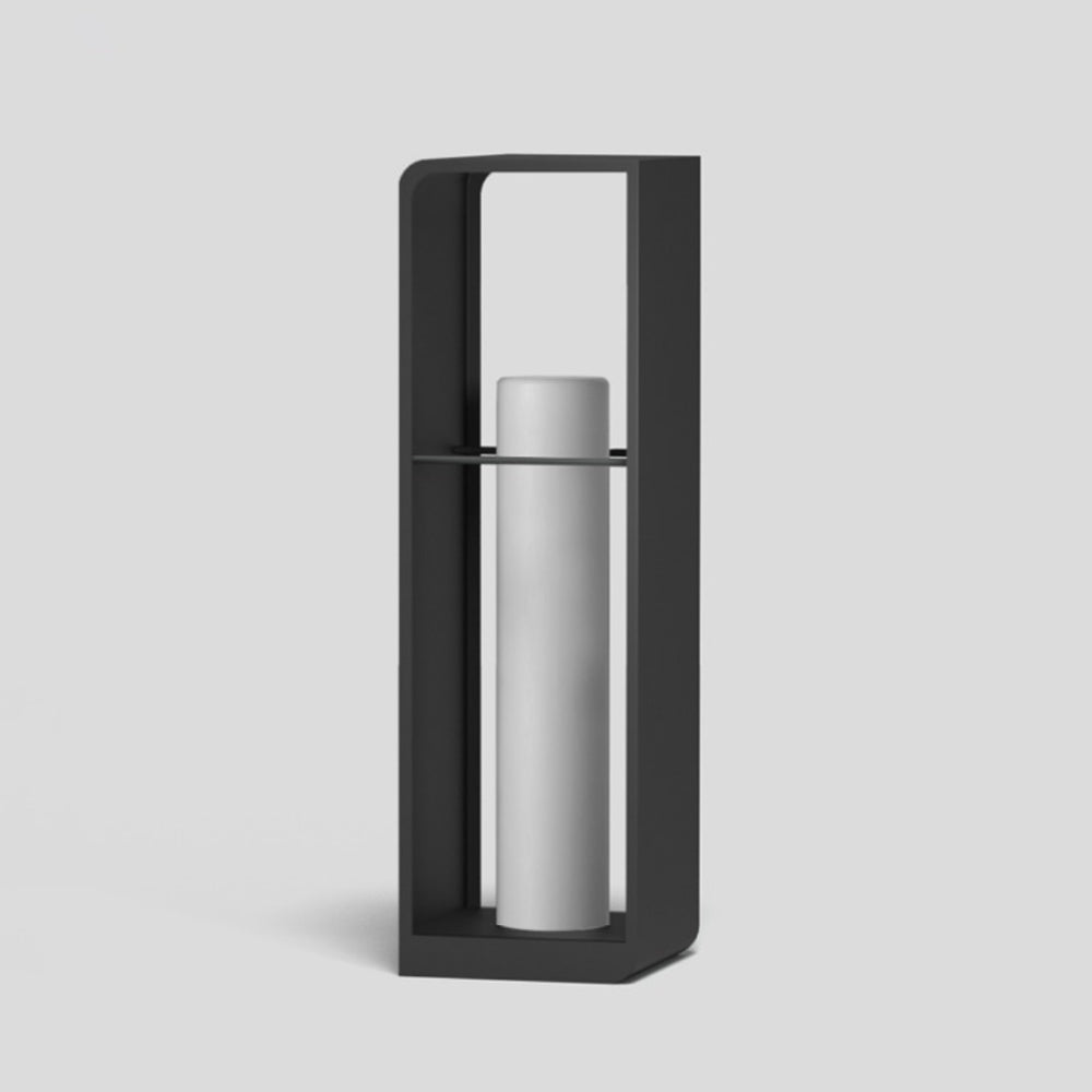 Ray Minimalista Rectangular Metal Acrílico Lámpara Exterior