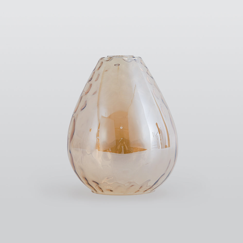 Valentina Lámpara Colgante Vintage Teardrop Vidrio/Madera