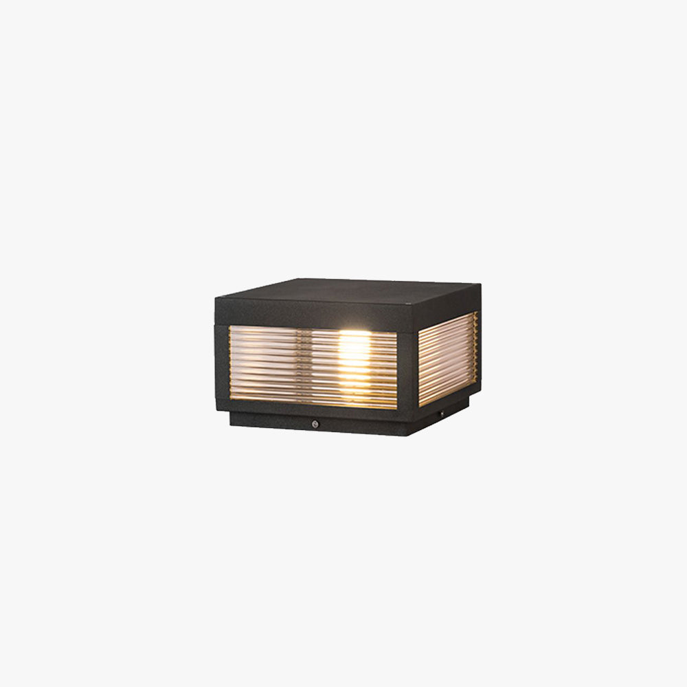 Ray Retro Lámpara Exterior LED Cubo Metal Patio Jardín