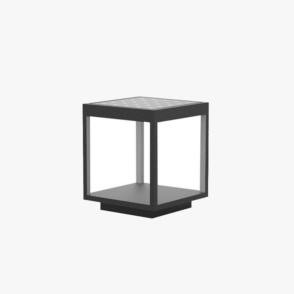 Ray Moderno Lámpara Exterior Rectangular Metal Patio