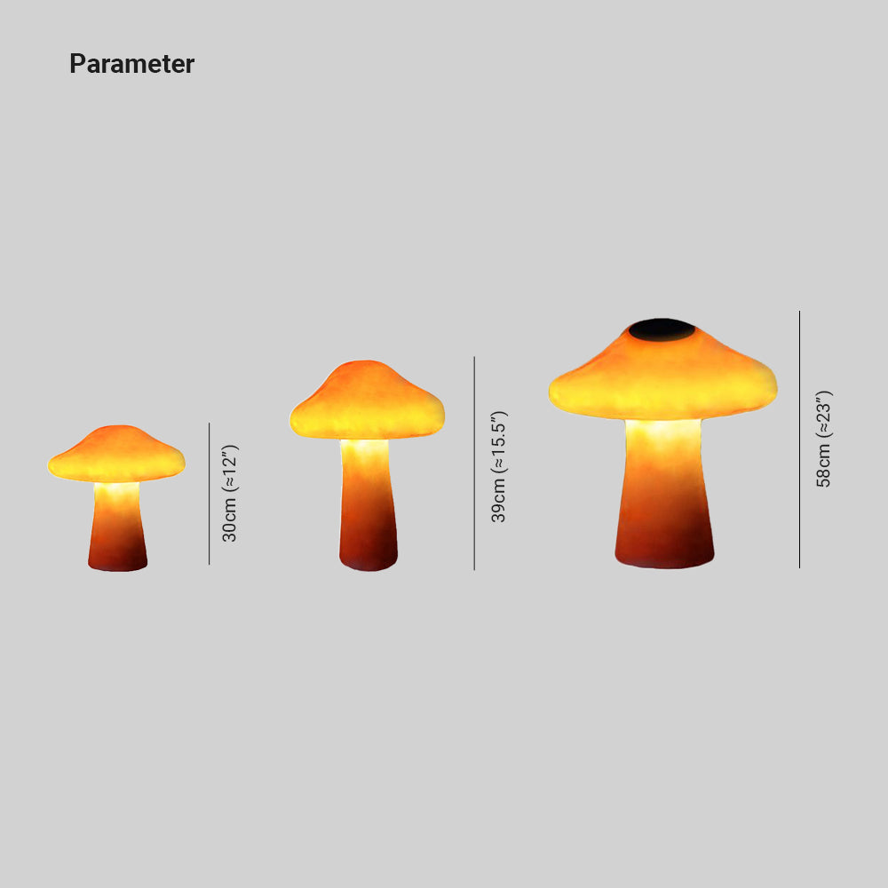 Ray Diseño Lámpara De Pie Exterior Seta Resina Patio