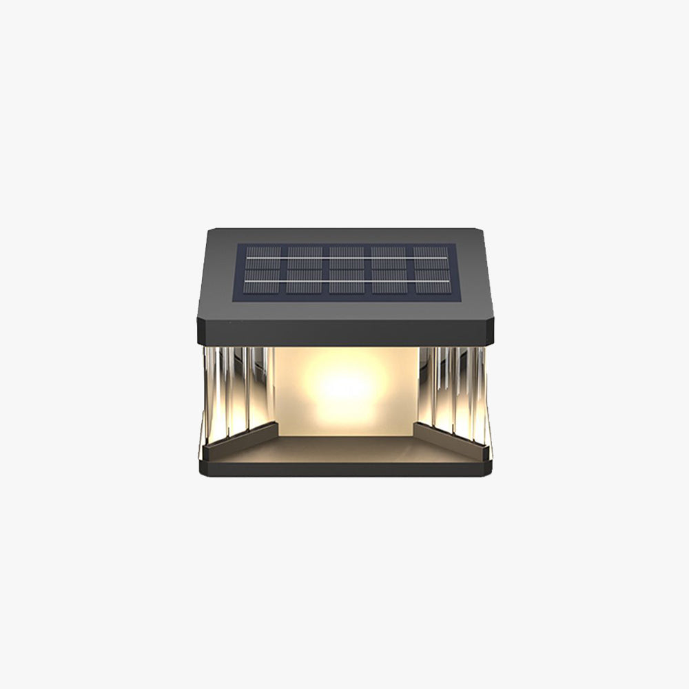 Ray Moderna Lámpara Exterior LED Cubo Metal Acrílico Patio
