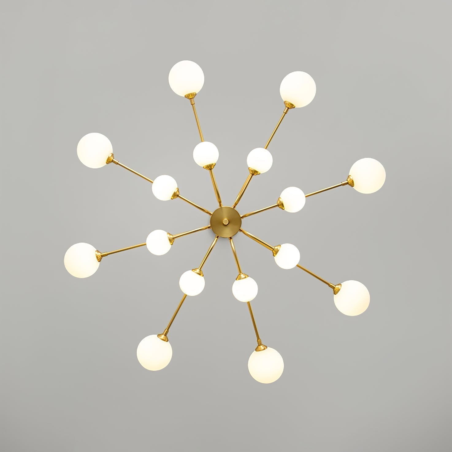 Aurora Chandelier Globe Arm Modern - Letslighting