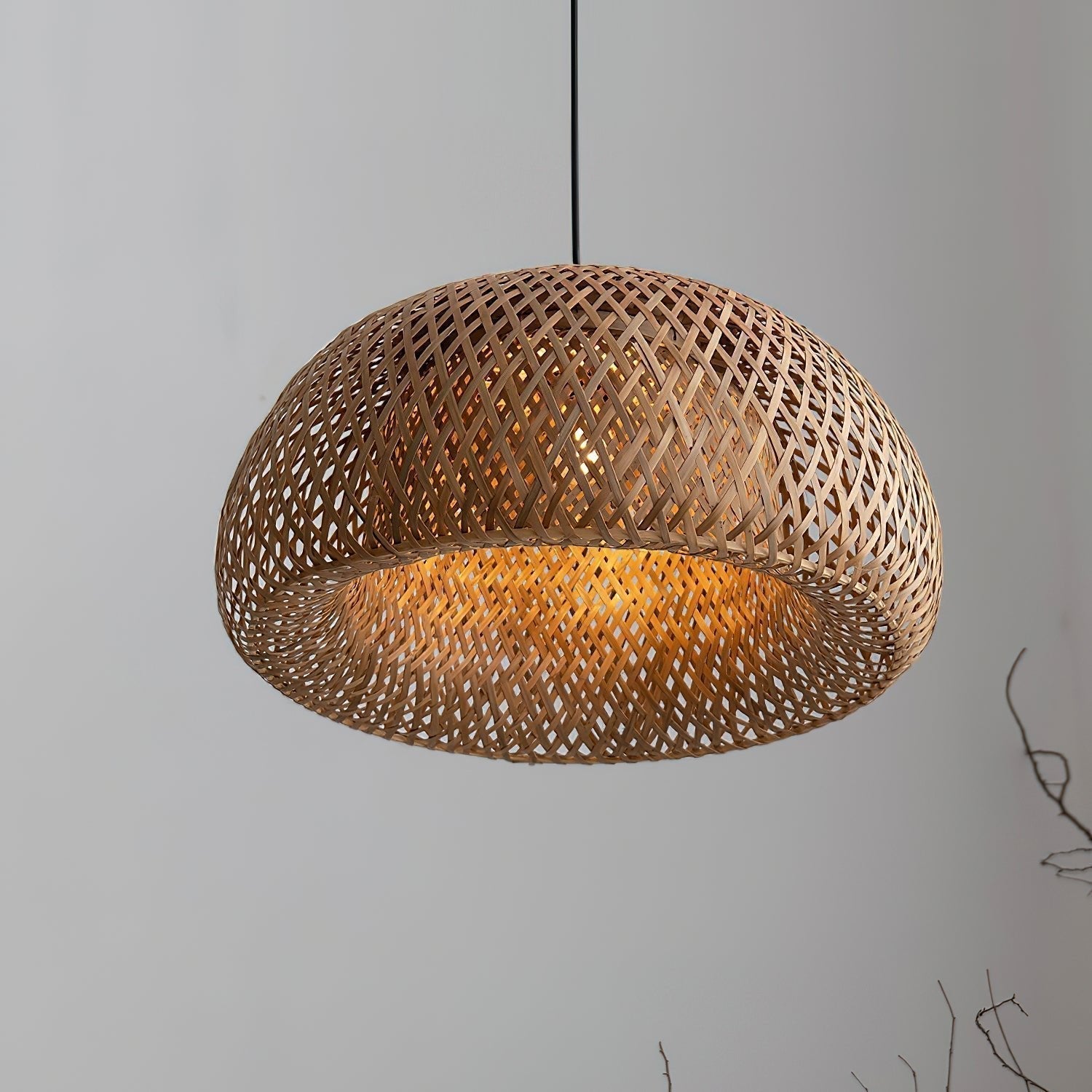 Bamboo Braided Pendant Lamp - Letslighting