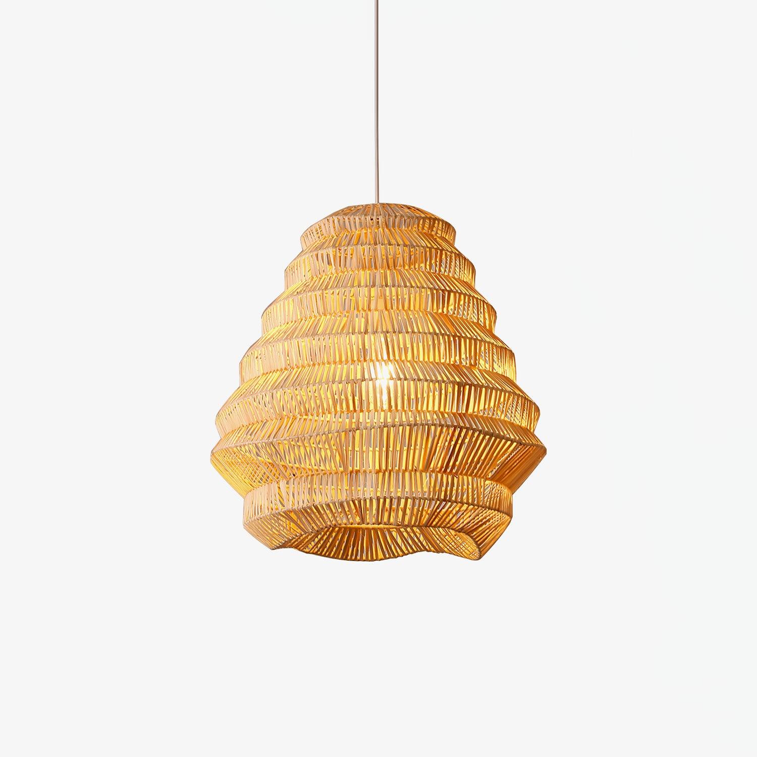 Bamboo Spiral Pendant Lamp - Letslighting