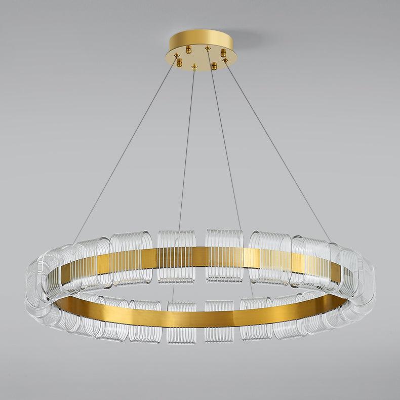 Abrahamson Modern Minimalist Luxury Bangle Metal Chandelier - Letslighting
