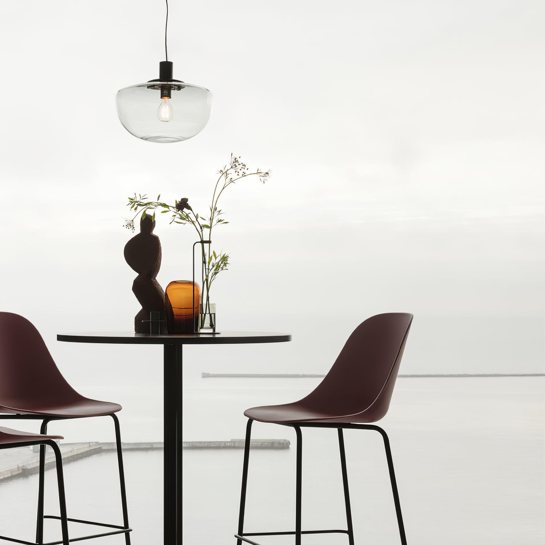 Pendant Lamp Glass Dome Metal Mount Minimalist Relax - Letslighting