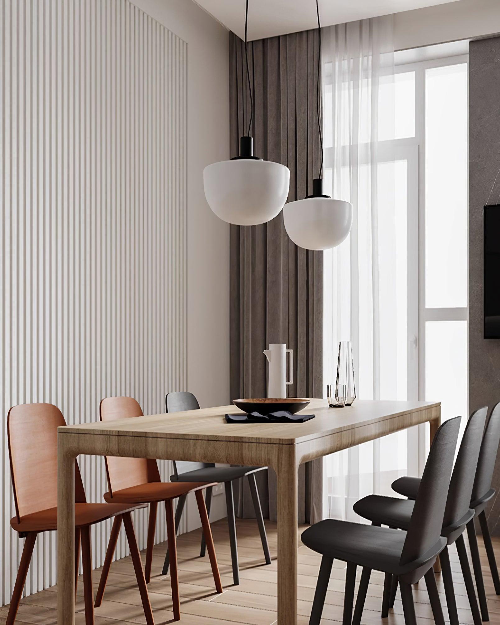 Pendant Lamp Glass Dome Metal Mount Minimalist Relax - Letslighting