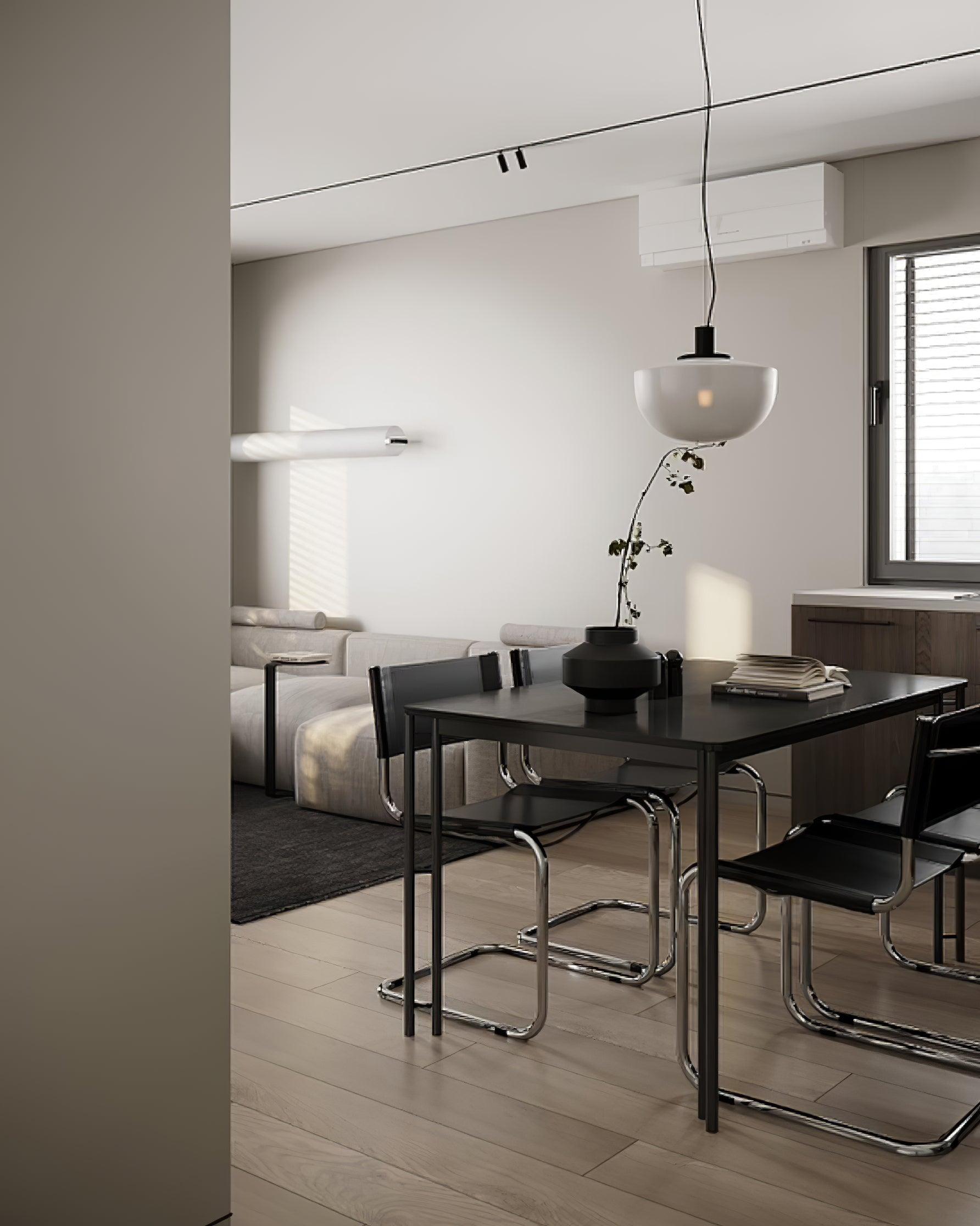 Pendant Lamp Glass Dome Metal Mount Minimalist Relax - Letslighting