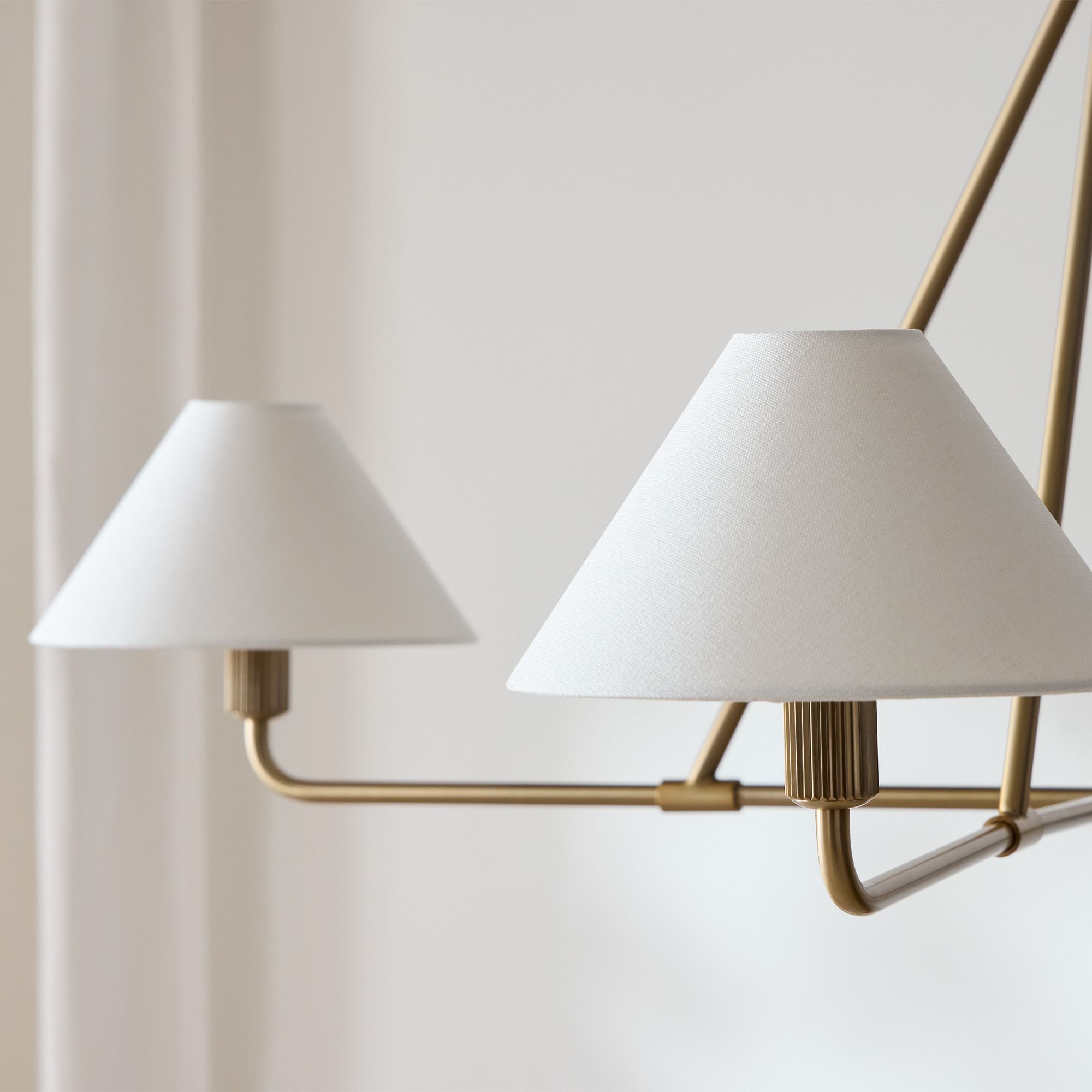 Aurora Chandelier Cone Shade Minimalist - Letslighting