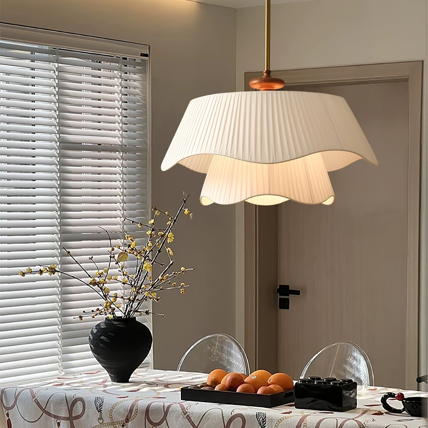 Aphais Premium Elegance Wood Metal Pendant Lamp - Letslighting
