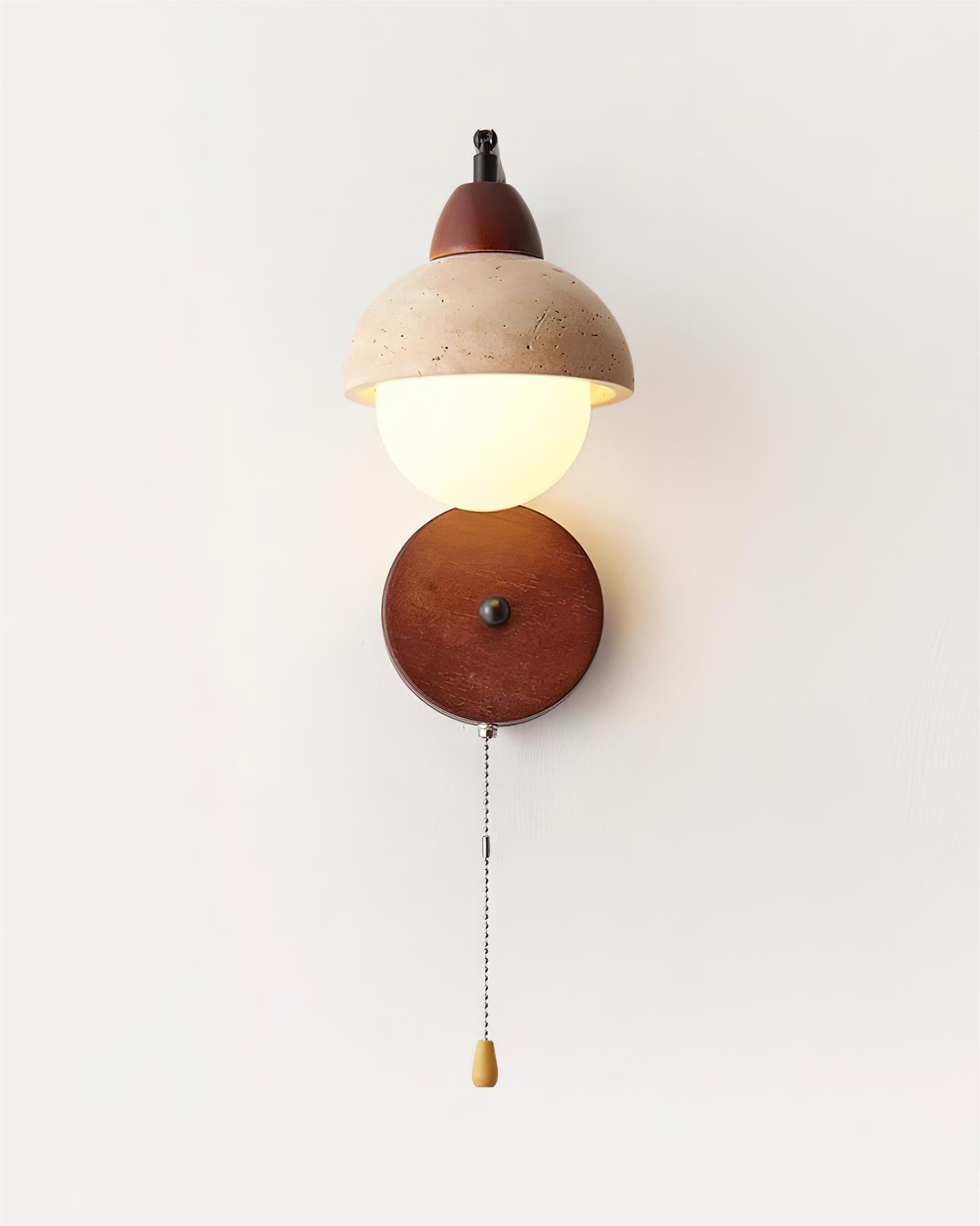 Ritta Dome Travertine Wall Lamp - Letslighting