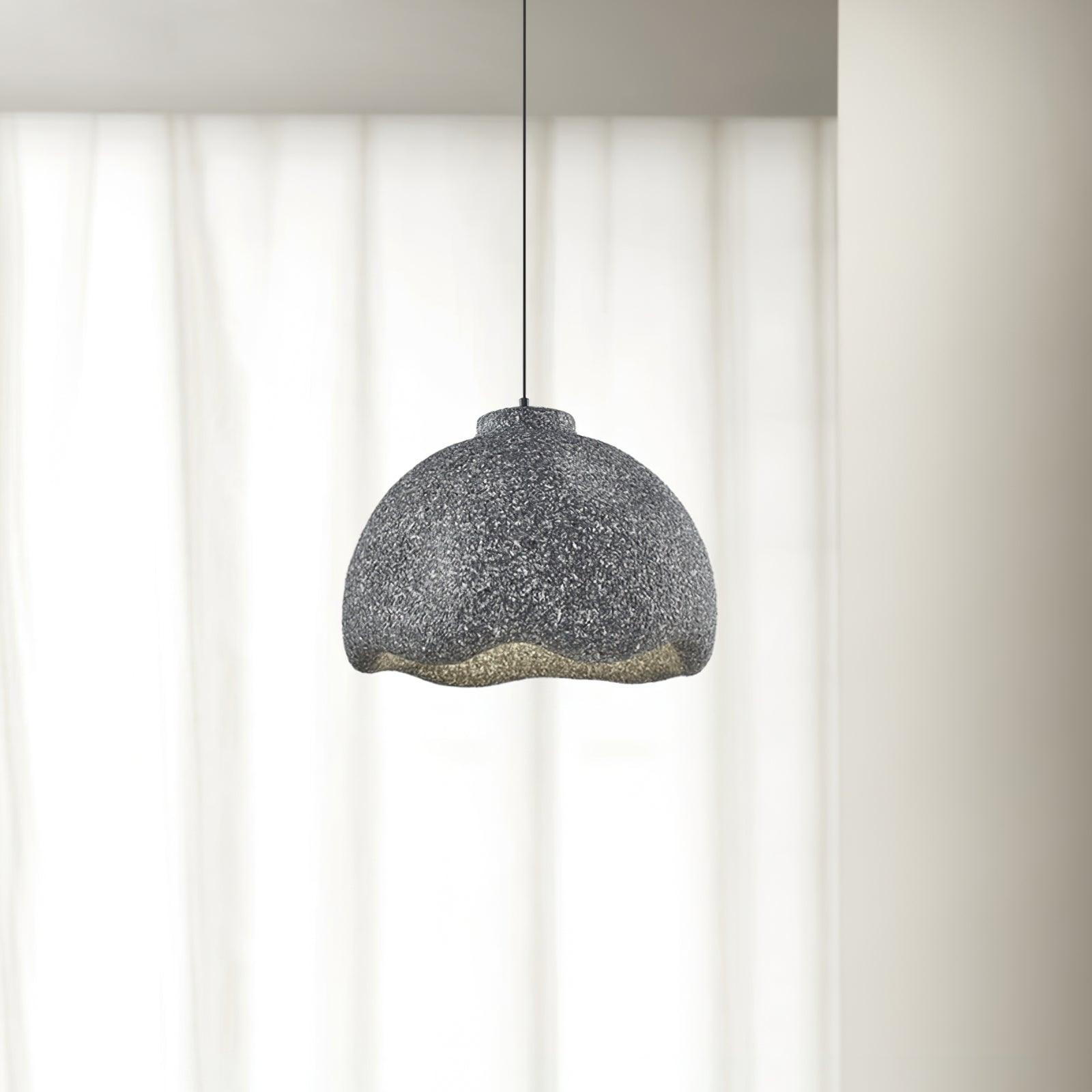 Icarila Modern Minimalist Speckled Metal Plastic Pendant Lamp - Letslighting