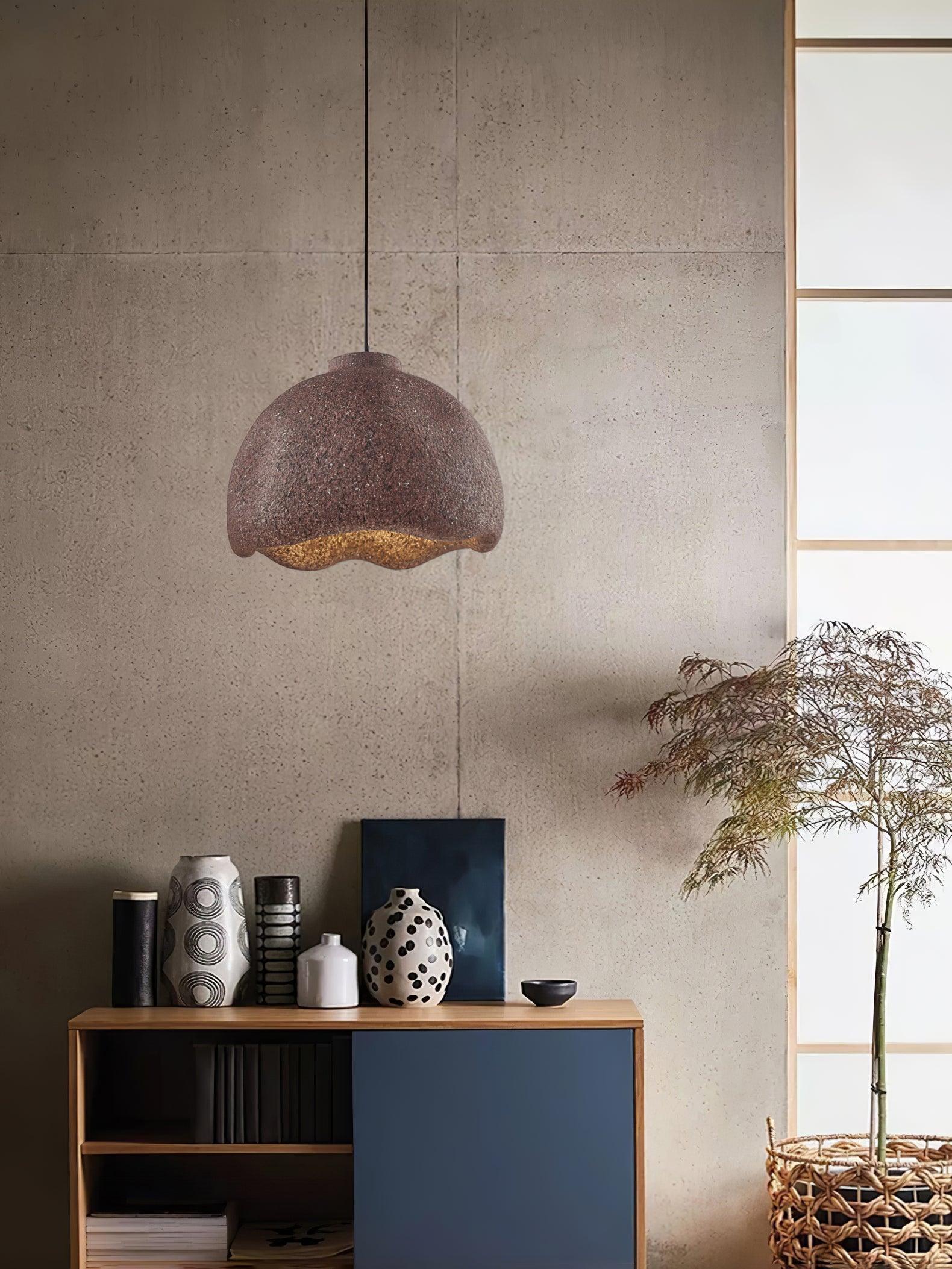Icarila Modern Minimalist Speckled Metal Plastic Pendant Lamp - Letslighting