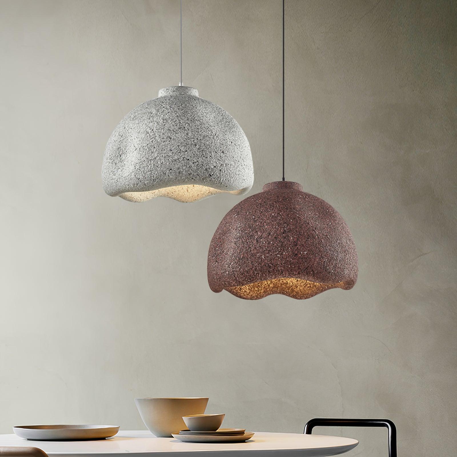 Icarila Modern Minimalist Speckled Metal Plastic Pendant Lamp - Letslighting