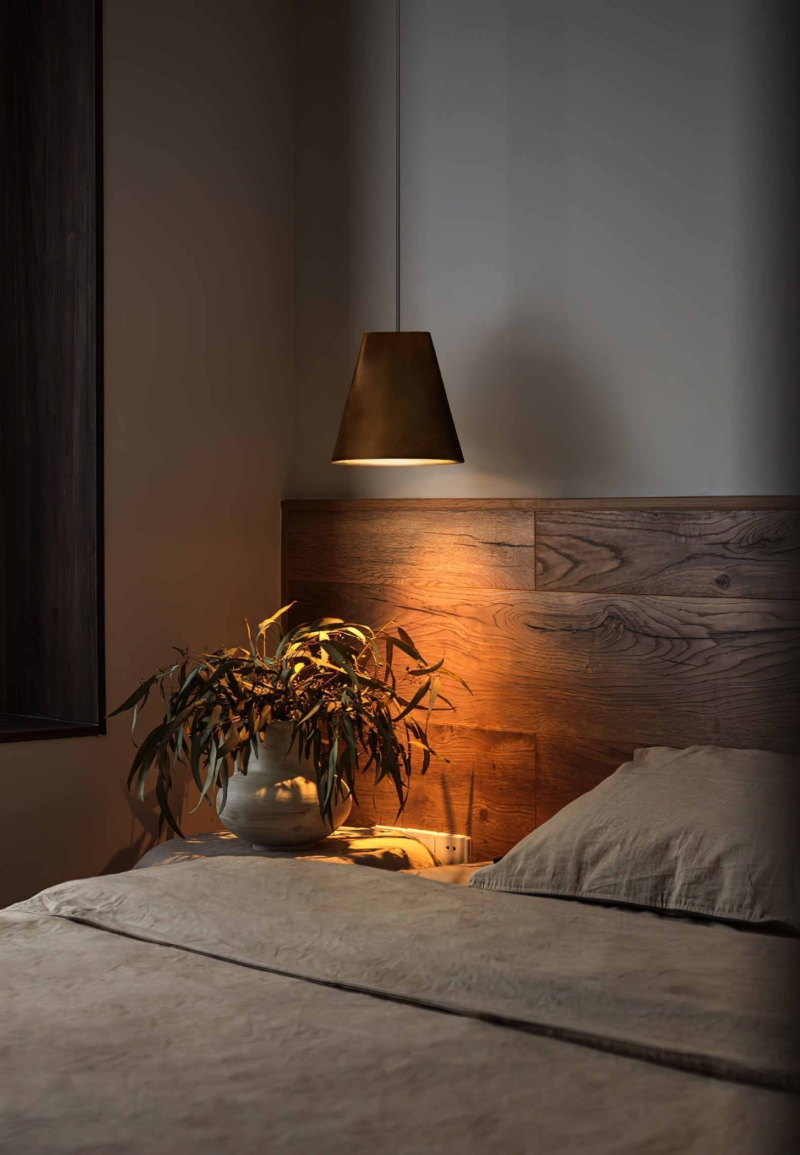 Ivarara Asymmetrical Wood Pendant Light - Letslighting