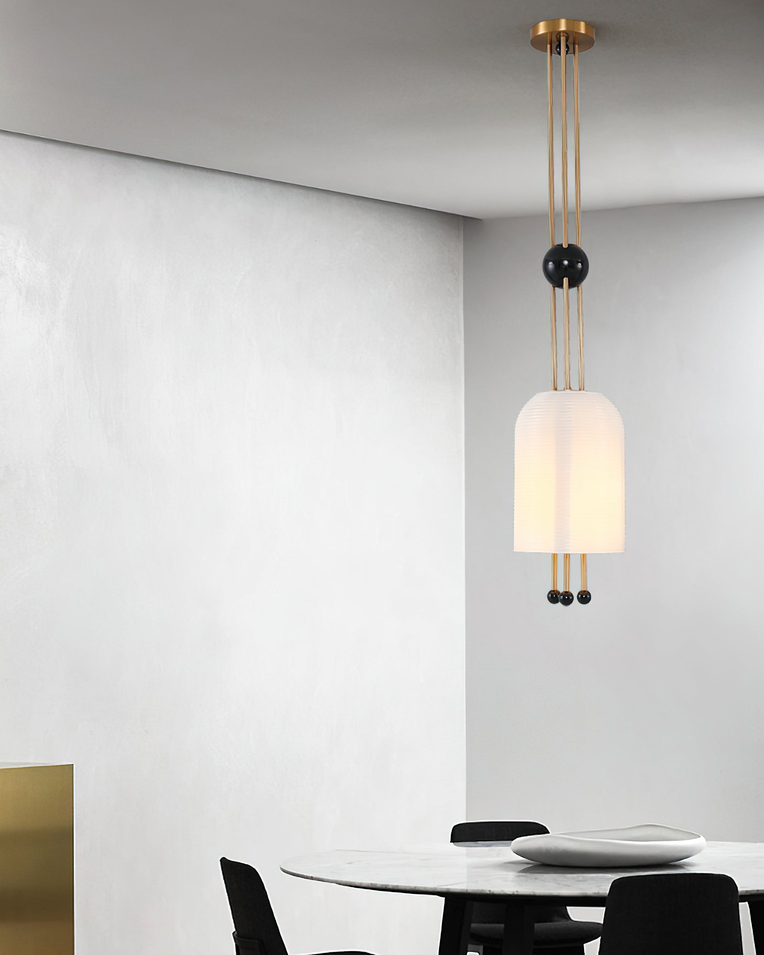 Voloraris Traditional Elegance Metal Glass Pendant Light - Letslighting