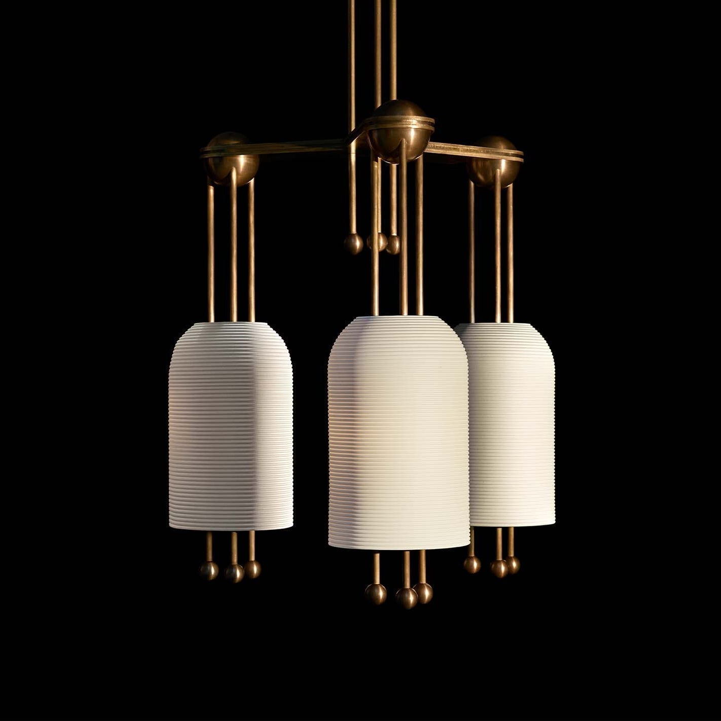 Voloraris Traditional Elegance Metal Glass Pendant Light - Letslighting