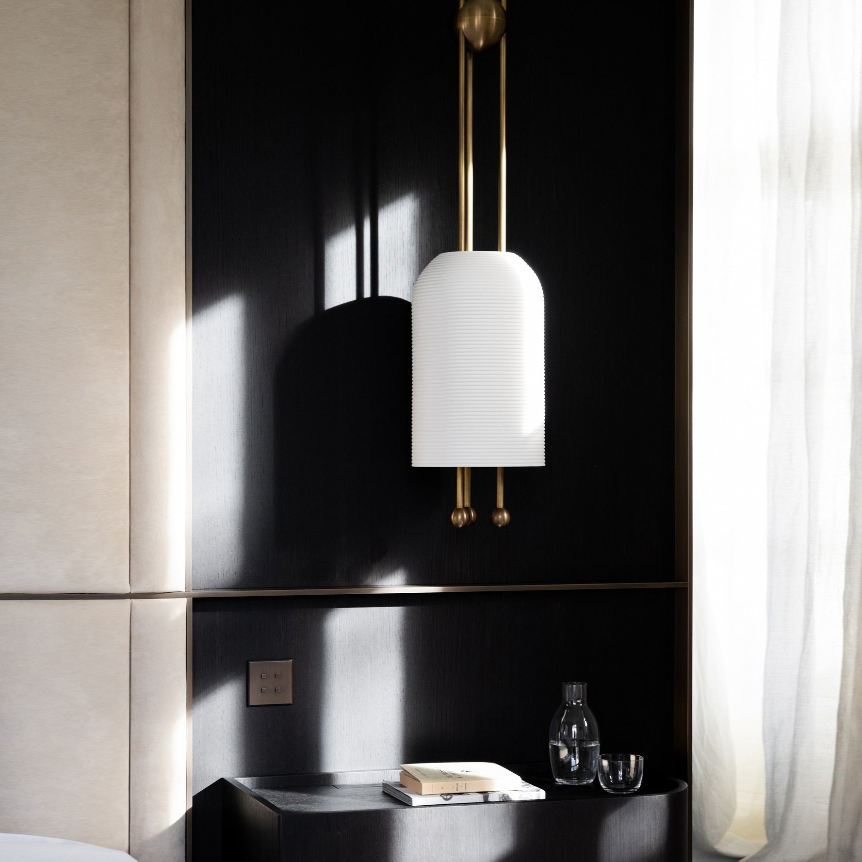 Voloraris Traditional Elegance Metal Glass Pendant Light - Letslighting