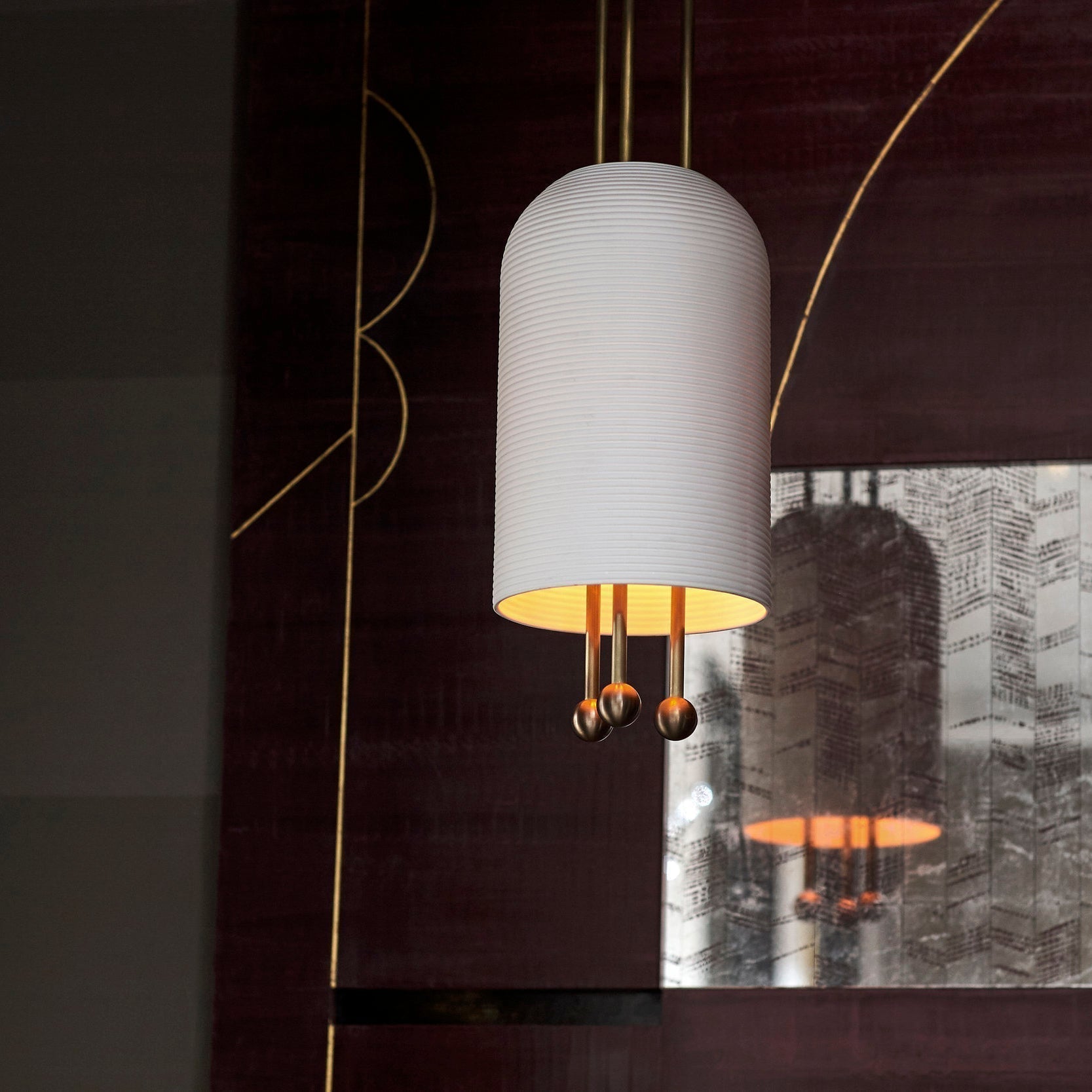 Voloraris Traditional Elegance Metal Glass Pendant Light - Letslighting