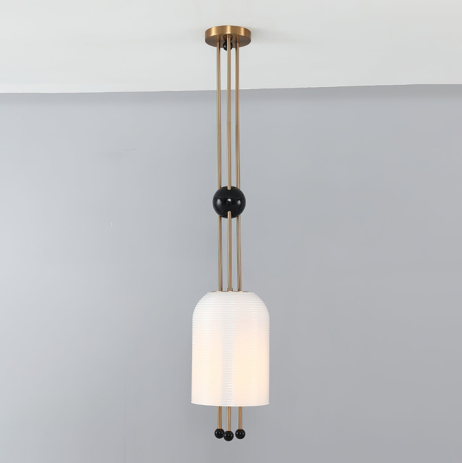 Voloraris Traditional Elegance Metal Glass Pendant Light - Letslighting