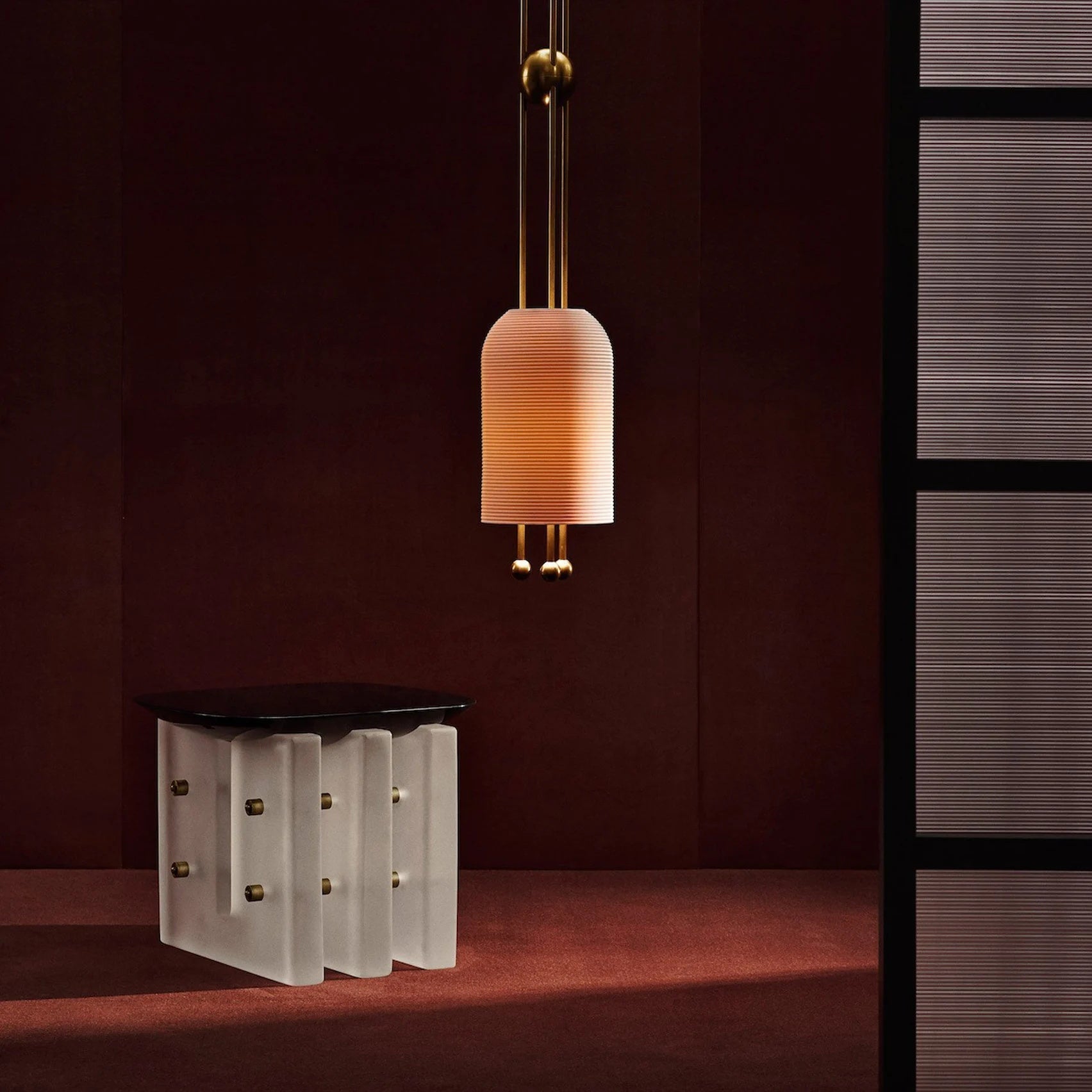 Voloraris Traditional Elegance Metal Glass Pendant Light - Letslighting