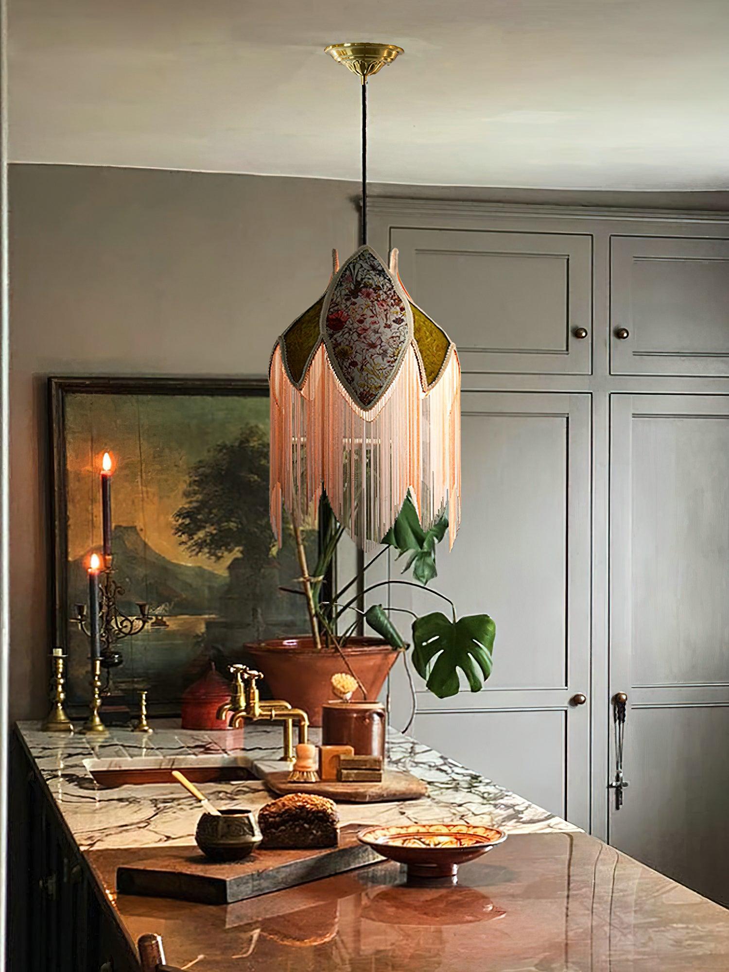 Bette Fringed Pendant Lamp - Letslighting